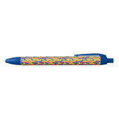 Stylo Bleu Motif Rainbow moderne (Haut)