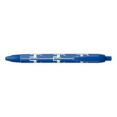 Stylo Bleu Noël CHÈQUES BLANCS (Dos)