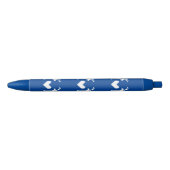 Stylo Bleu Noël CHÈQUES BLANCS (Devant)