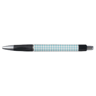 Stylo Bleu Œuf de Merle et Chevron Blanc Emmy