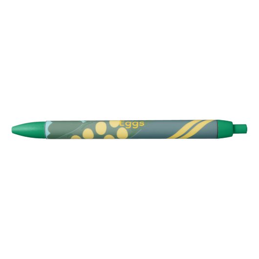 Stylo Bleu Œufs en voyage (Devant)