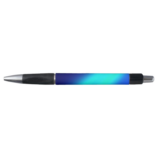 Stylo Bleu ombre lune Double bande (Devant)