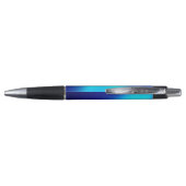 Stylo Bleu ombre lune Double bande (Dos)