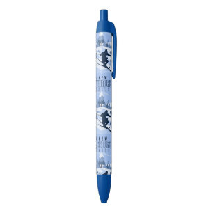 Stylo Bleu Outdoor Adventure snowboard hiver