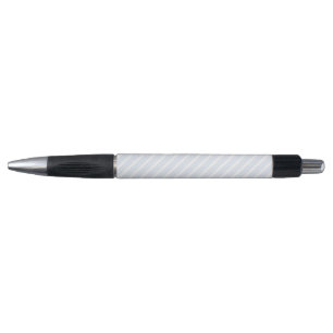 Stylo Bleu pâle et blanc cinq bandes motif