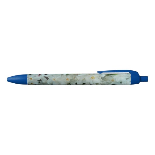 Stylo Bleu Paperwhite Narcissus Fleurs blanches délicates (Haut)