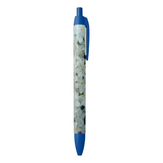 Stylo Bleu Paperwhite Narcissus Fleurs blanches délicates (Bas (Vertical))