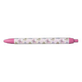 Stylo Bleu papillons pastel (Devant)