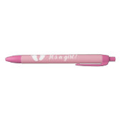 Stylo Bleu Partie de baby shower de la fille rose mignonne (Bas)