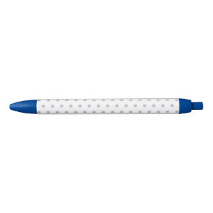 Stylo Bleu Point Polka de lavande de Motif chic
