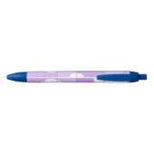 Stylo Bleu Points et rayures dans FairytalePurple (Dos)