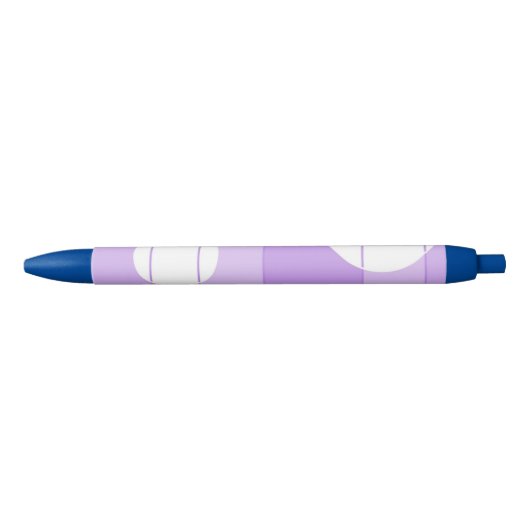 Stylo Bleu Points et rayures dans FairytalePurple (Devant)