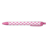 Stylo Bleu Points noirs roses chauds (Bas)