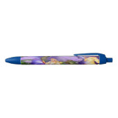 Stylo Bleu Purple Iris Fleurs Pen Irises Peinture (Haut)