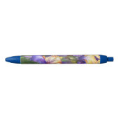 Stylo Bleu Purple Iris Fleurs Pen Irises Peinture (Devant)