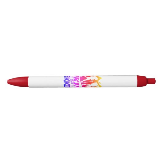 Stylo Bleu Randonnée ou trekking (Devant)