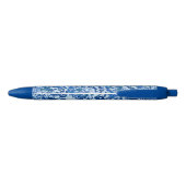 Stylo Bleu Résumé graphique en points bleus (Dos)