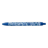 Stylo Bleu Résumé graphique en points bleus (Devant)
