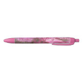 Stylo Bleu Rose Floral Tendre (Bas)