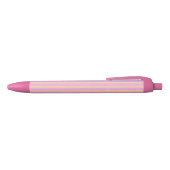 Stylo Bleu Rose Géométrique (Haut)