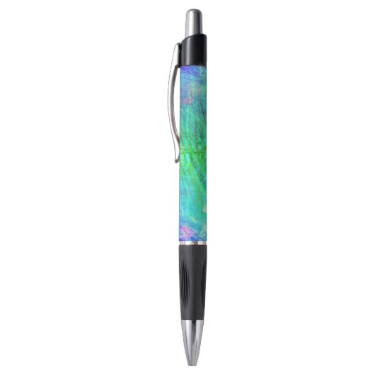 Stylo bleu sans couture d'aquarelle d'arrière - plan (Haut (Vertical))