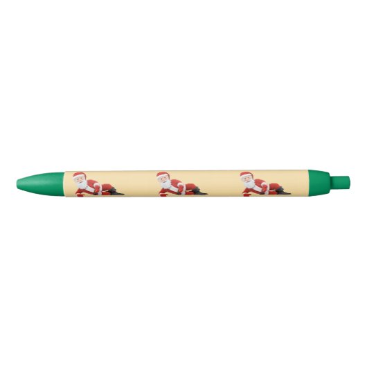 Stylo Bleu Santa Noël (Devant)