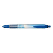 Stylo Bleu Scène Blue Calm Beach personnalisée (Dos)