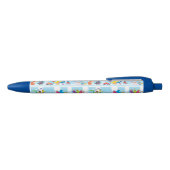 Stylo Bleu Sesame Pals Marcher Le Long De Sesame Street Motif (Haut)