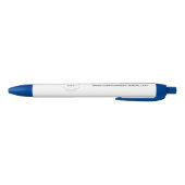 Stylo Bleu Site web avec logo personnalisable simple entrepri (Bas)