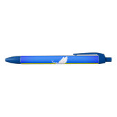 Stylo Bleu Soutenez l'Ukraine Pen Peace Dove drapeau ukrainie (Haut)