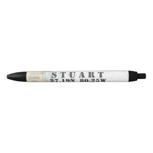 Stylo Bleu Stuart Florida Home Port Carte de navigation nauti