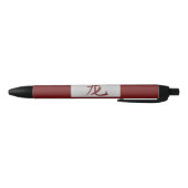 Stylo Bleu Symbole chinois de zodiaque rouge dragon (Bas)