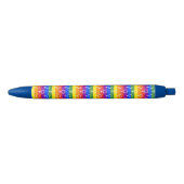 Stylo Bleu Symbole féminin Motif arc-en-ciel (Devant)