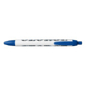 Stylo Bleu "The Blue Dimension Name of George" (Dos)