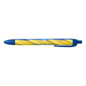 Stylo Bleu Ukraine forte - Drapeau ukrainien - Victoire de la (Bas)