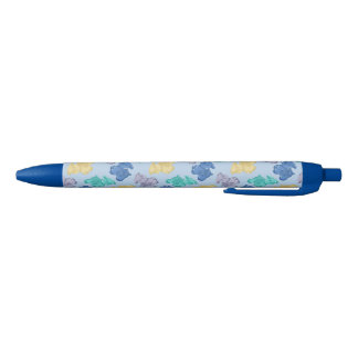 Stylo Bleu Vache Gélifiée Baie Glaciaire Bleu Glacé