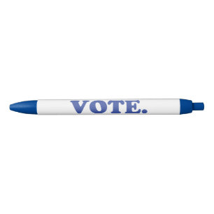 Stylo Bleu "vote" - bleu blanc