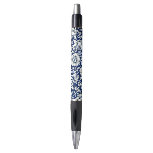 Stylo Blue Mallow, motif vintage, (Devant (Vertical))