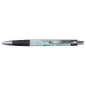 Stylo Blue Roses Lace and Silver détails (Dos)