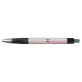 Stylo Blush Monogramme Pastel Rose Pâle Colorblock (Devant)