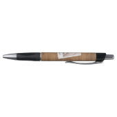 Stylo Bois rustique avec cadre photo Carré (Bas)