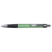 Stylo Bold Green and White Chevron Pattern Classic Emmy (Dos)