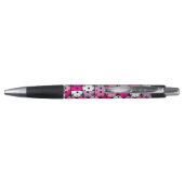 Stylo Boulettes roses, blanches et violettes,  (Dos)