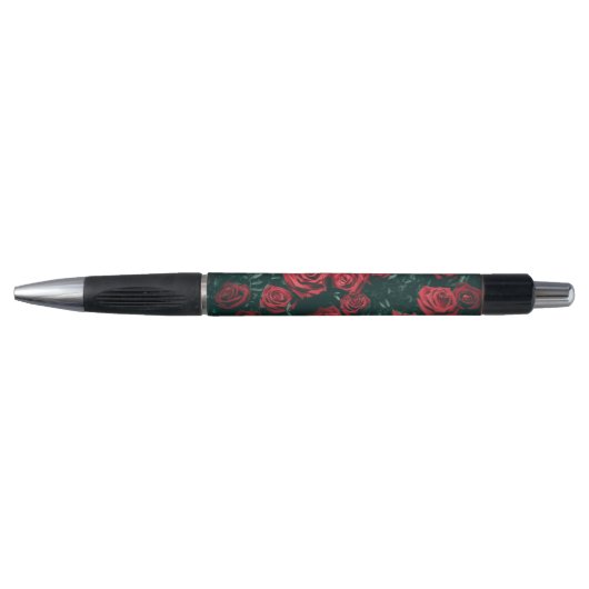Stylo Bouquet de roses rouges (Devant)