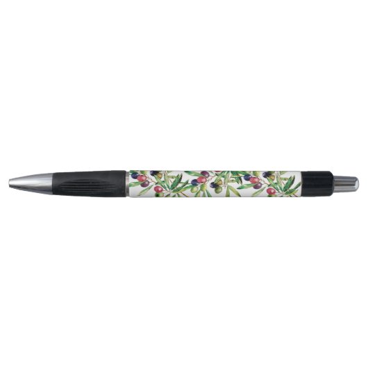 Stylo Branche d'olive aquarelle (Devant)