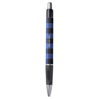Stylo Buffalo Check Blue & Black Lumberjack Plaid Decor
