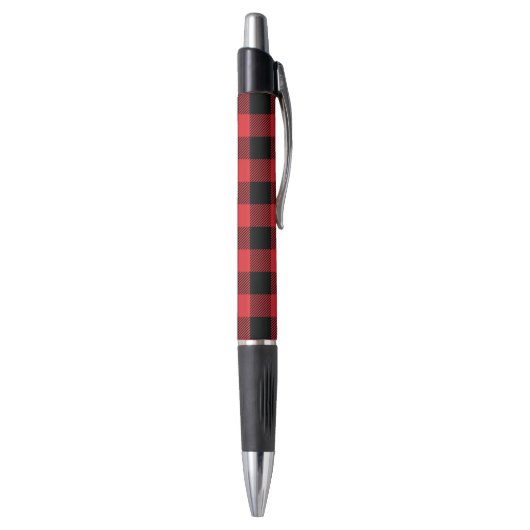 Stylo Buffalo Plaid Christmas Red and Black Check (Bas (Vertical))