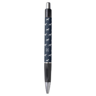Stylo Bull Terrier Chiens Motif Monogrammé
