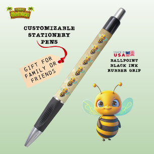 Stylo Bumble abeille mignonne Unique Miel Abeille 🐝 Gol