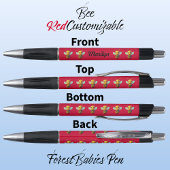 Stylo Bumblebee, Fun Kids Honey bee Cartoon rouge vibran